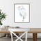 Coastal Heron I by Jade Reynolds 16-in. W x 20-in. H. Canvas Wall Art Print Framed in Grey